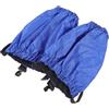 AKOOSY Ghette da Arrampicata Outdoor in Poliestere Apertura Ampia | Cinturino Sotto Suola e Laccio Regolabile al Polpaccio, Protezione per Pantaloni e Gambe, Blu