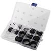 Besttoolifes 170pcs Dive Gear Seal Kit Valvola Serbatoio Set di Riparazione | Assortimento da 170 pezzi, diverse dimensioni per regolatori, tubi, valvole, per gomma resistente, scatola portaoggetti