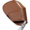 Generic Set di copri mazza da golf in pelle sintetica spessa per collo lungo | Copritesta protettivo per mazze da golf, per fairway Woods Hybrids