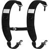 Generic Cinghie di Ricambio per Zaino Accessorio da Viaggio Impermeabile con Clip | Spallacci Ergonomici per Zaino Tragitto Casa Lavoro Viaggi Campeggio Ciclismo Camminata Escursionismo