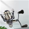 Irfora High Speed Metal Fishing Reel, Dual Handle Design | Costruzione durevole, ideale per acqua salata, recupero efficiente, design leggero
