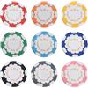 Generic Poker Chip Ball Marker - Novità Golf Accessori Pack Golf Ball Marker | 9 divertenti accessori sportivi, fogli di ferro ABS, confezione da 9 pezzi, colori misti, set per uomini e donne adulti campo