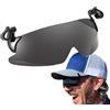 Generic Occhiali da sole estivi con clip per cappello, protezioni per le intemperie | Occhiali da sole con protezione solare per spiaggia, guida, ciclismo, golf, escursionismo, madre, padre, marito, moglie