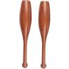 YUHANG Mace Bell Club di Legno,la Dimensione Grande Pesa Circa 1,12 kg (Coppia),Per Il Modellamento Del Corpo,l'Allenamento Fisico Completo,la Lunghezza Totale 45 cm.