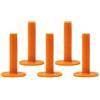 Courtieyeardceastea 5 pezzi gomma guida golf tee titolare gomma driving range pratica 58 mm