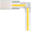 Connettore Angolare per strisce LED COB Monocolore 10mm 2 contatti CF 2PZ