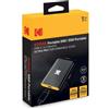 Kodak - X210S Portable External SSD - Aluminum - USB 3.2 Gen2x2 - Compatible wit