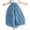 Angel ZYJ Pantaloni Estivi da Donna Pantaloni Lino Donna Gamba Larga Leggeri Comodi Vita Alta Pantaloni Yoga Dance Jogging Pantaloni