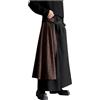 Celanisai Gonna da uomo in stile giapponese, Samurai Hakama, pantaloni harem, pantaloni da yoga, ninja, colore nero, taglie grandi, per il tempo libero, comodi, morbidi, pantaloni larghi
