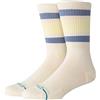 Stance Boyd Crew Socks Burro Bianco Blu A Righe Fantasia Vitello