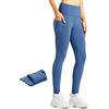 Libin Leggings Termici da Donna Inverno Vita Alta | Leggings con Fodera in Pile Resistente all'acqua Pantaloni Caldi Leggings da trekking con Tasche