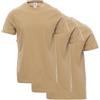 SADISRLS Payper Sunset T-Shirt Uomo 100% Cotone 155 g/m² Maglietta Manica Corta Girocollo Basic Confezione 3 o 5 Pezzi, Ideale per Lavoro e Uso Quotidiano