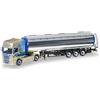 herpa Cars&Trucks HE306508 1/87 Scania R 13 TL Semirimorchio Cisterna Cromato