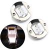 Topteng 2x 2835 SMD 12V 6 LED Marine Yacht Bianco Barca SOTT ACQUA LUCE Pesca Lampada H0