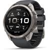 Garmin fēnix® 9 Pro, Titanio, 51mm, Grafite/Nero | Display AMOLED, Smartwatch GPS multisport premium, cassa in titanio resistente e leggera