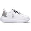 U.S. POLO ASSN. Sneaker donna bianca/argento