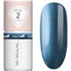 Semilac Smalto gel Easy Off L31 Teal Blush blu, 7 ml, rimovibile | coprente, glitter multicolore, facile da rimuovere, gel UV per nail art