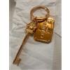 CHANEL Suites Portachiavi Borsa Charm Logo Placca Tono Oro Edizione Limitata
