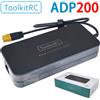 ToolKitRC ADP200 200W 4A Adattatore di alimentazione per caricabatterie DC19.5V 10.3A Adattatore di uscita XT60 per RC iSDT GTPower HotRC SkyRC
