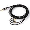 Tripowin Zombur 4N Cavo senza ossigeno OFC ad alta purezza Cavo HiFi IEM con microfono Strato esterno in filato di cotone per sostituzione audiofili