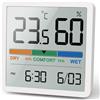 NOKLEAD Nuovo misuratore digitale di umidità della temperatura interna domestica Termometro digitale LCD Igrometro Sensore Stazione meteorologica