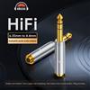 OKCSC DJ64 Adattatore audio HiFi da 6,35 mm maschio a 4,4 mm/3,5 mm femmina per suono/amplificatore/mixer/cuffie/scheda audio/chitarra elettrica