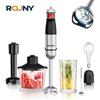 rouny Frullatore a Immersione Elettrico 6-in-1 Multifunzione, Lame in Acciaio Inox, per Casa e Cucina, 1500W MAX