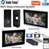 Asia-Teco Videocitofono Wifi Tuya 1080P, Videocitofono con Telecamera HD, Rilevamento del Movimento, Monitor Touch da 7/10 Pollici, Sblocco con App a un Tasto per Appartamenti
