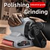 tungfull Levigatrice a Nastro Elettrica Portatile 220V 810W, Smerigliatrice a Nastro di Grado Industriale, Utensile per Lucidatura e Levigatura per Fai-da-Te e Officina