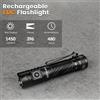Sofirn SR12 1450LM Potente torcia EDC SFT25R LED 18650 USB C Torcia ricaricabile IP68 Impermeabile