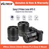 Viltrox 23mm 33mm 56mm F1.4 Sony E Mount Ritratto ad ampia apertura APS-C Obiettivo AF per Sony E-Mount ZV-E10 a7 a6600 A7R A7IV A9II