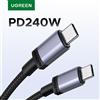 UGREEN Cavo USB Tipo C a Tipo C UGREEN 240W, Caricatore a Ricarica Rapida 100W PD 3.1 per APPLE Macbook, Xiaomi, Samsung, Notebook Android, 1m 2m