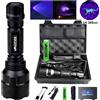 VASTFIRE Set Torcia LED UV ad Alta Potenza 395NM/Luce Blu, 1 Modalità, in Lega di Alluminio per Campeggio e Rilevamento Macchie di Urina di Animali Domestici