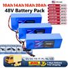 Aleaivy Spedizione dall'UE: Batteria per E-bike 36V 48V 10Ah 14Ah 16Ah 20Ah, Pacco Batteria per Bici Elettriche, Biciclette, Scooter e Altri Motori da 200-2000W