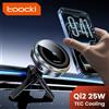toocki Caricatore Wireless Magnetico Toocki Qi2.2 25W con Supporto per Telefono da Auto e Raffreddamento TEC per iPhone 17 16 15 Samsung S26 S25 Compatibile con Caricabatterie MagSafe