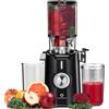 LINKChef Estrattore di Succo a Freddo per Frutta e Verdura Intera, 200W, con Taglio Automatico, Diametro 4.53 Pollici, Senza BPA