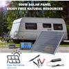Kit Pannello Solare Policristallino 500W 1000W 12V Completo, Generatore Solare Portatile Pieghevole Ricaricabile per Uso Esterno e Domestico