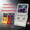 POWKIDDY Retro Flip V90S Console di Gioco Portatile con Schermo IPS da 3,5 Pollici 640*480, Funzione di Vibrazione A133Plus, Regalo per Bambini