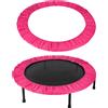 UXCELL Copertura per Molle di Trampolini da 32-60 Pollici, Copertura di Ricambio per Trampolini Rotondi Piccoli, 6-10 Fori, Cuscinetto di Sicurezza Sostitutivo per Fitness Domestico