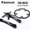 BUCKLOS Guarnitura BUCKLOS 130BCD per Bicicletta 45T 47T 53T 56T 58T in Lega di Alluminio, Guarnitura per Bici Pieghevole, Corona Bici 130 BCD