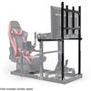 Minneer Supporto per Monitor Minneer 3030 in Alluminio, Adatto per Schermi da 27-65 Pollici, Altezza Regolabile, Compatibile con Cockpit per Simulazione di Corse