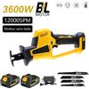 TKKEACE Sega elettrica a batteria da 3600W 12000SPM, utensile multifunzione per taglio di legno, metallo e tubi, compatibile con batteria Makita 18V, per lavori di fai-da-te domestici e attività di taglio in