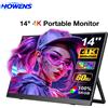 HOWENS Monitor da Gaming Portatile 14 Pollici 4K 3840*2560 Alta Risoluzione Display IPS con Supporto Regolabile per PS5 Switch Telefono Computer