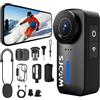 NONE SJCAM C110 Plus Videocamera Sportiva Indossabile POV 4K 30FPS con EIS a 6 Assi 170° ° Action Cam FOV per Registrazioni di Viaggi e Vlog in Moto