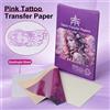 YILONG 100 Pezzi Carta Termica Rosa per Trasferimento Tatuaggi A4, Carta per Stencil Tatuaggi, Accessori per Tatuaggi