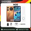 DOOGEE Smartphone DOOGEE M30 con Altoparlante da 135dB, Android 16, Batteria da 8000mAh, Schermo da 6.88'', 48GB RAM (6GB + 42GB), 256GB ROM, UNISOC T7280, NFC