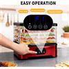 NONE Essiccatore Elettrico per Frutta, Disidratatore Alimentare a 5 Livelli, Asciugatore per Alimenti, Controllo Temperatura e Timer Regolabile