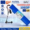 Batteria al Litio Ricaricabile 36V 150Ah, Pacco Batterie 18650 10S3P 800W, Batteria per Scooter Elettrico 36V Modificata con BMS, 2 Linee con DC
