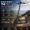 NONE Monopattino Elettrico KICKWEY T4 PRO con Motore da 1000W, Batteria al Litio 48V20AH ad Alte Prestazioni, Impermeabile IP65, Controllo tramite APP, Carico Massimo 150KG, Velocità Massima 45km/h,