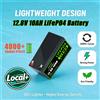 SUMMING Disponibile localmente e in magazzino nell'UE: batteria LiFePO4 da 12,8 V e 10.000 mAh, con lunga durata e ricaricabile, ideale per campeggio all'aperto, accumulo di energia solare, imbarcazioni da